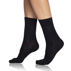 BAMBUS LADIES COMFORT SOCKS 5x - Klasické dámske ponožky 5 ks - čierna