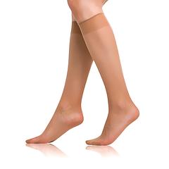 DIE PASST KNEE-HIGHS 20 DEN - Dámske pančuchové matné podkolienky - almond