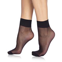 DIE PASST SOCKS 20 DEN - Dámske pančuchové matné ponožky - čierna