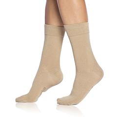 BAMBUS LADIES COMFORT SOCKS - Klasické dámske ponožky - béžová