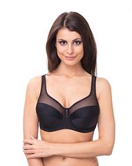 DIM GENEROUS CLASSIC BRA - Dámska podprsenka s kosticami - čierna