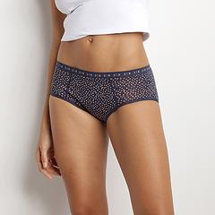DIM MENSTRUAL NIGHT BOXER 2x - Nočné i denné menštruačné nohavičky - telová - modrá