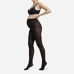 DIM MAMMA PANTYHOSE 50 DEN - Dámske tehotenské pančuchové nohavice - čierna