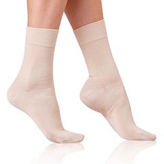 COTTON MAXX LADIES SOCKS - Dámske bavlnené ponožky - béžová