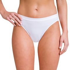 SEAMLESS MICROFIBRE MINISLIP - Dámske bezšvové nohavičky - biela