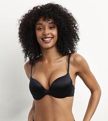 DIM COMFORT PUSH UP BRA - Dámska push up podprsenka - čierna