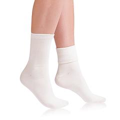 WINTER SOCKS - Dámske zimné ponožky - smotanová