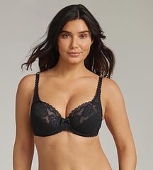 PLAYTEX FLOWER ELEGANCE RCS UNDERWIRE BRA - Dámska čipkovaná podprsenka s kosticou - čierna