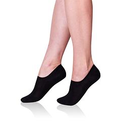 BAMBUS SNEAKER SOCKS - Unisex ponožky invisible - čierna