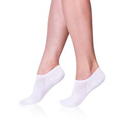 BAMBUS SNEAKER SOCKS - Unisex ponožky invisible - biela