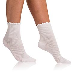 FANCY MODAL SOCKS - Dámske ponožky - biela