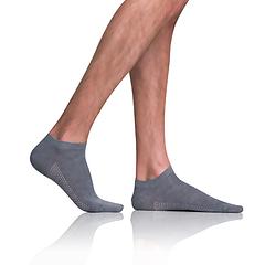 BAMBUS AIR IN-SHOE SOCKS - Krátke pánske bambusové ponožky - sivá