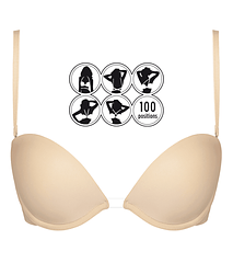 WONDERBRA MULTIWAY BRA - Podprsenka s mnohými možnosťami riešení ramienok - telová