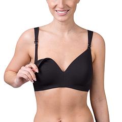 MATERNITY BRA - Moderná dojčiace podprsenka - čierna