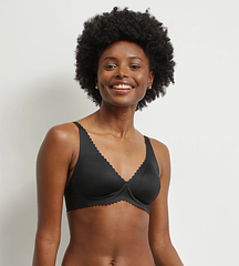 DIM TRIANGLE BODY TOUCH BRA - Dámska podprsenka s kosticou - čierna
