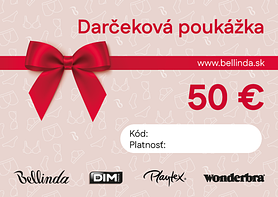 Dárčekový poukaz 50 €