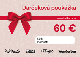 Dárčekový poukaz 60 €