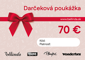 Dárčekový poukaz 70 €