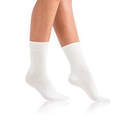COTTON MAXX LADIES SOCKS - Dámske bavlnené ponožky - biela
